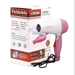 Nova NV-1290 Foldable Hair Dryer (1000W)