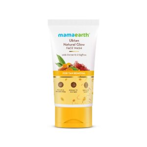 Mamaearth Ubtan Natural Glow Face Wash with Turmeric & Saffron (150 ml)