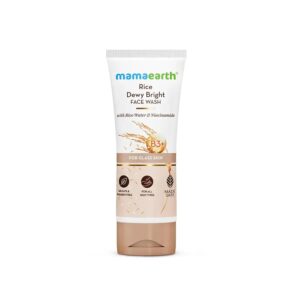 Mamaearth Rice Dewy Bright Face Wash with Rice Water & Niacinamide (100 ml)