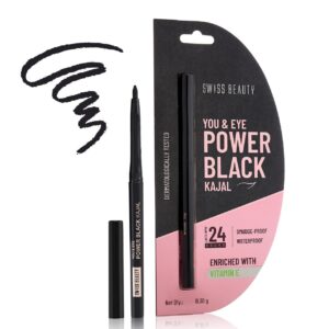 Swiss Beauty You & Eye Power Black Pencil Kajal (0.30g)