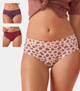 Enamor CR17 Chic Stretch Cotton Mid-Waist Hipster Panty (Pack of 3)