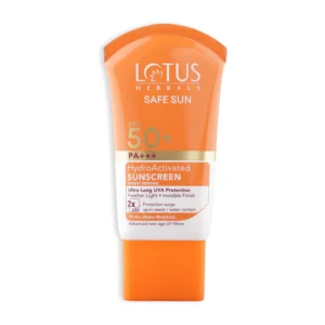 Lotus Herbals Safe Sun Hydro Activated Sunscreen SPF 50+ PA+++