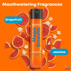 Matrix Mega Smooth Shampoo for Frizzy Hair (350ml)